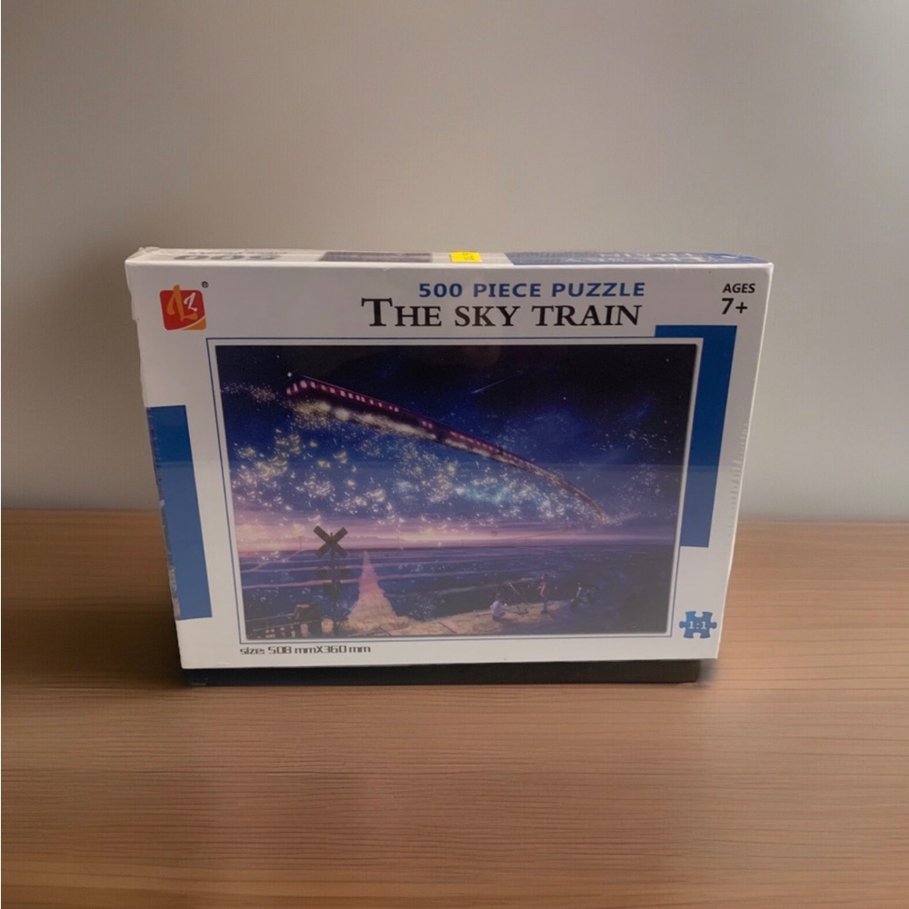 🎉 The Sky Train 500 piece puzzle